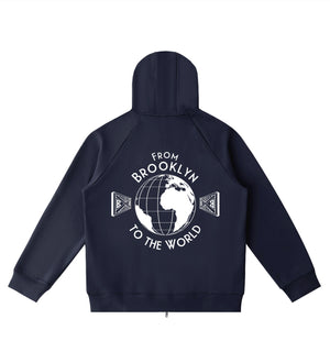 BK to the World Heavyweight Raglan Sleeve Zip Hoodie