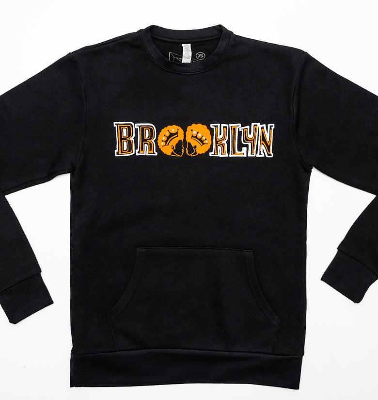 'Brooklyn' Unisex Sweatshirt w/front pocket