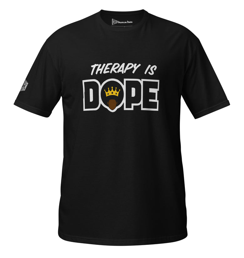 Therapy is Dope Short-Sleeve Unisex T-Shirt *Therapy for Black Men*