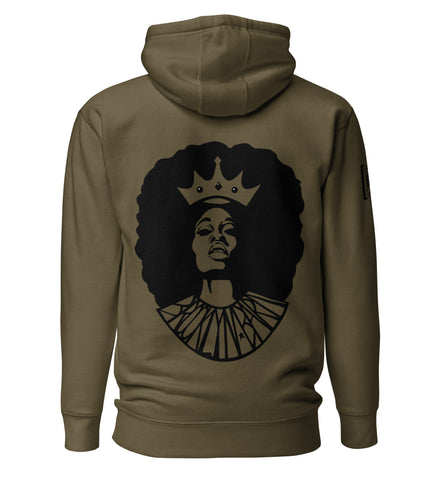 Blk Royalty AfroQueen Unisex Hoodie