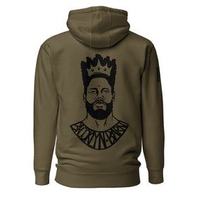 Blk Royalty Afro King Unisex Hoodie