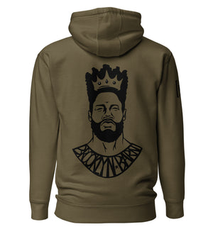 Blk Royalty Afro King Unisex Hoodie