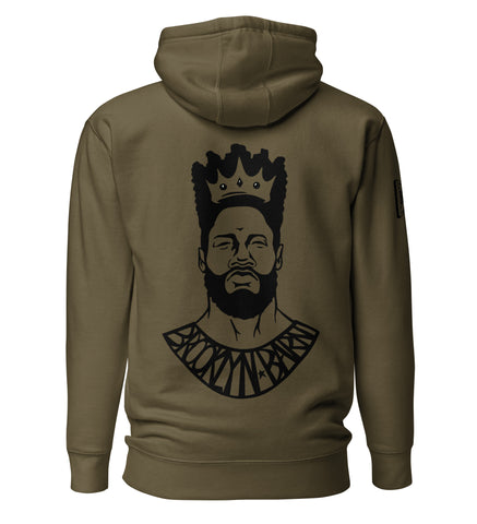 Blk Royalty Afro King Unisex Hoodie