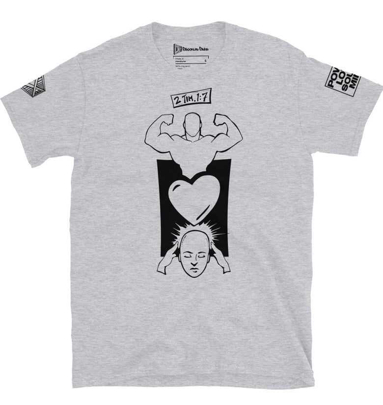 Power Love Sound Mind Short-Sleeve Unisex T-Shirt